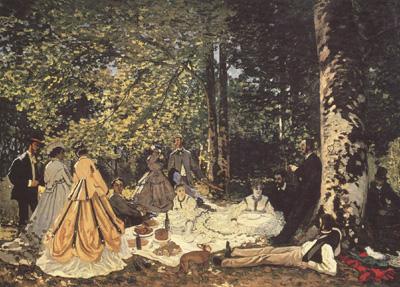 Claude Monet Dejeuner sur l'herbe(study) (nn02) Sweden oil painting art